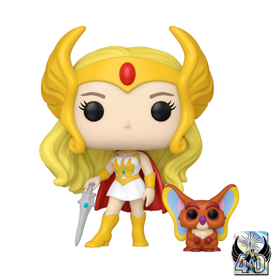 She-Ra: Princess of Power 40th Anniversary - She-Ra with Kowl Pop! Vinyl