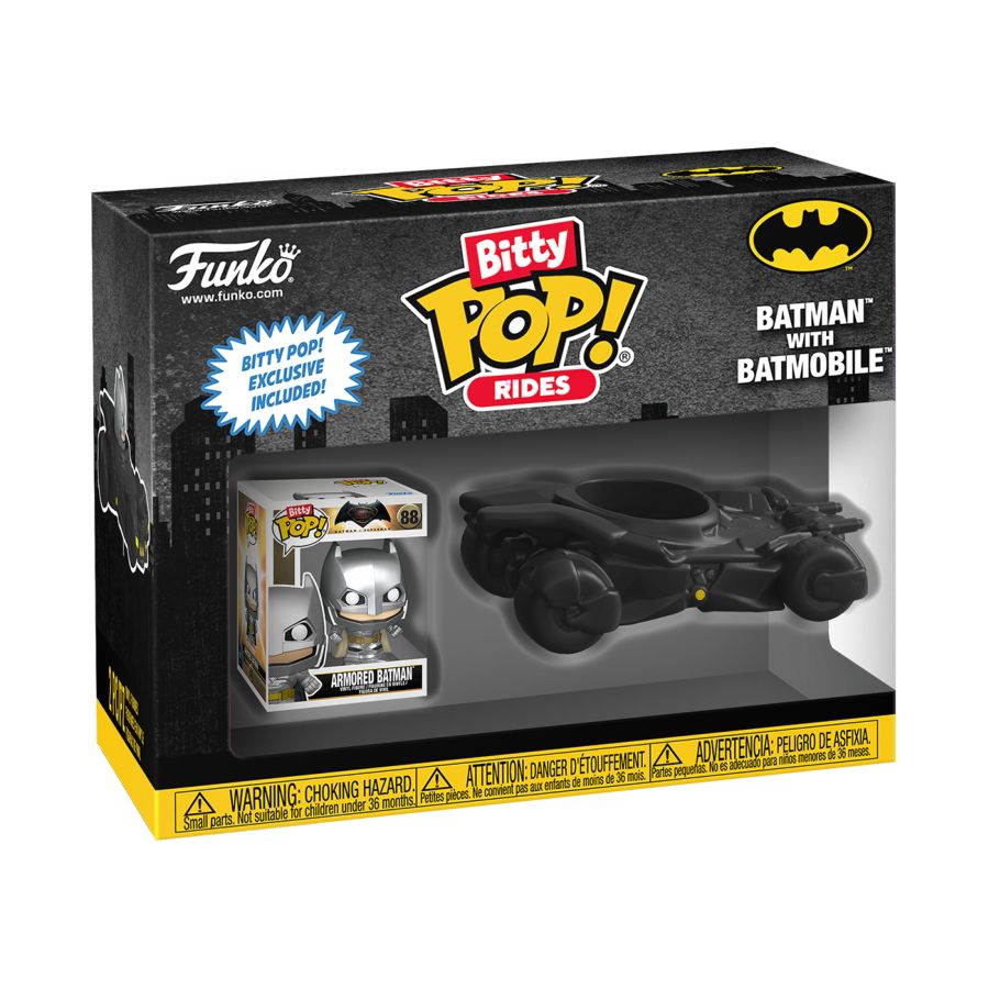 DC Comics - Bitty POP! Ride Batman with Batmobile