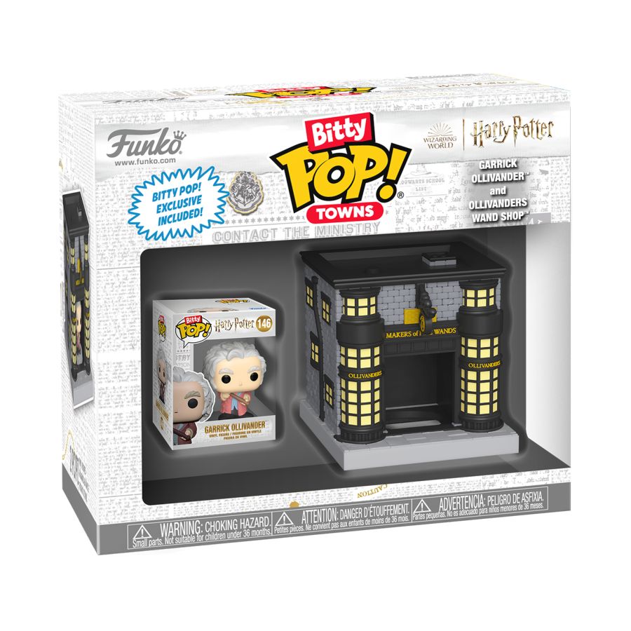 Harry Potter - Bitty POP! Town Garrick Ollivander and Ollivanders Wand Shop!