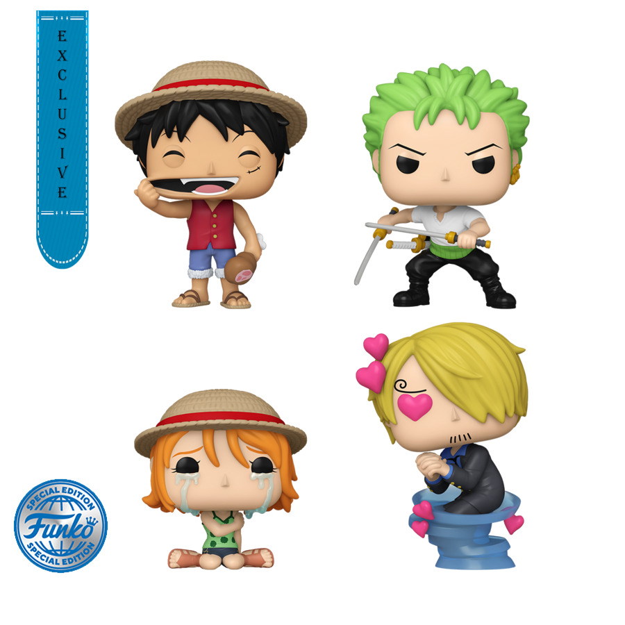 One Piece - Refresh US Exclusive Pop! Vinyl 4-Pack [RS]