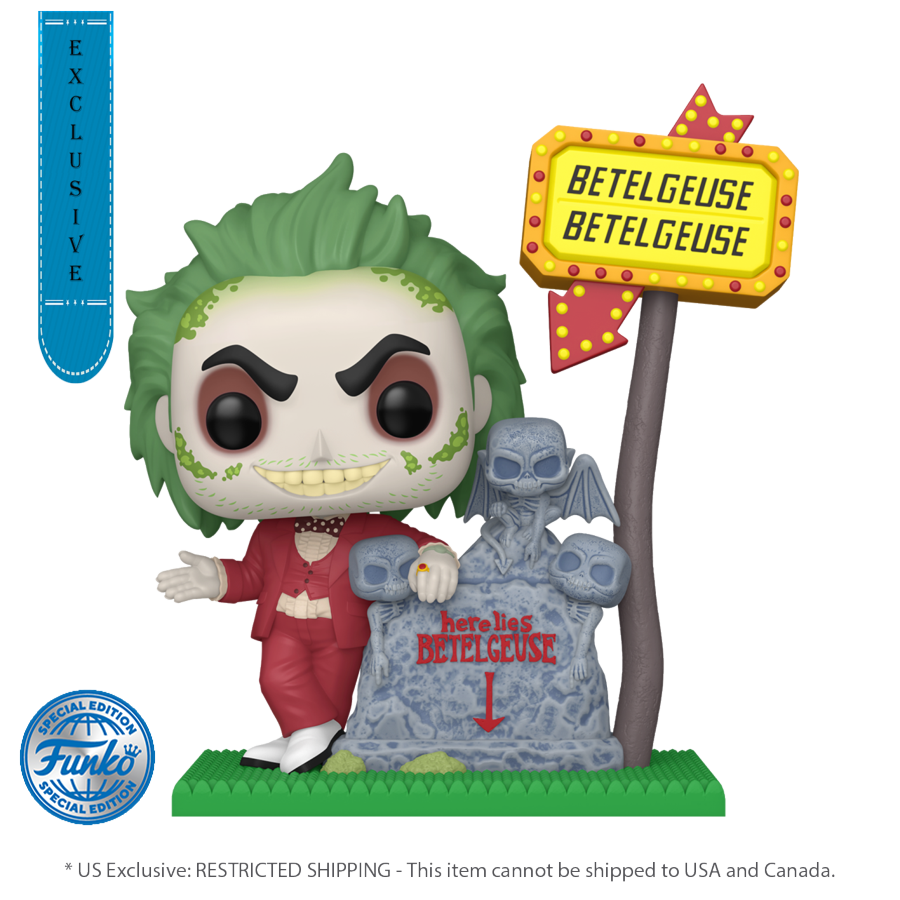 Beetlejuice - Here Lies Betelguise US Exclusive Pop! Deluxe [RS]