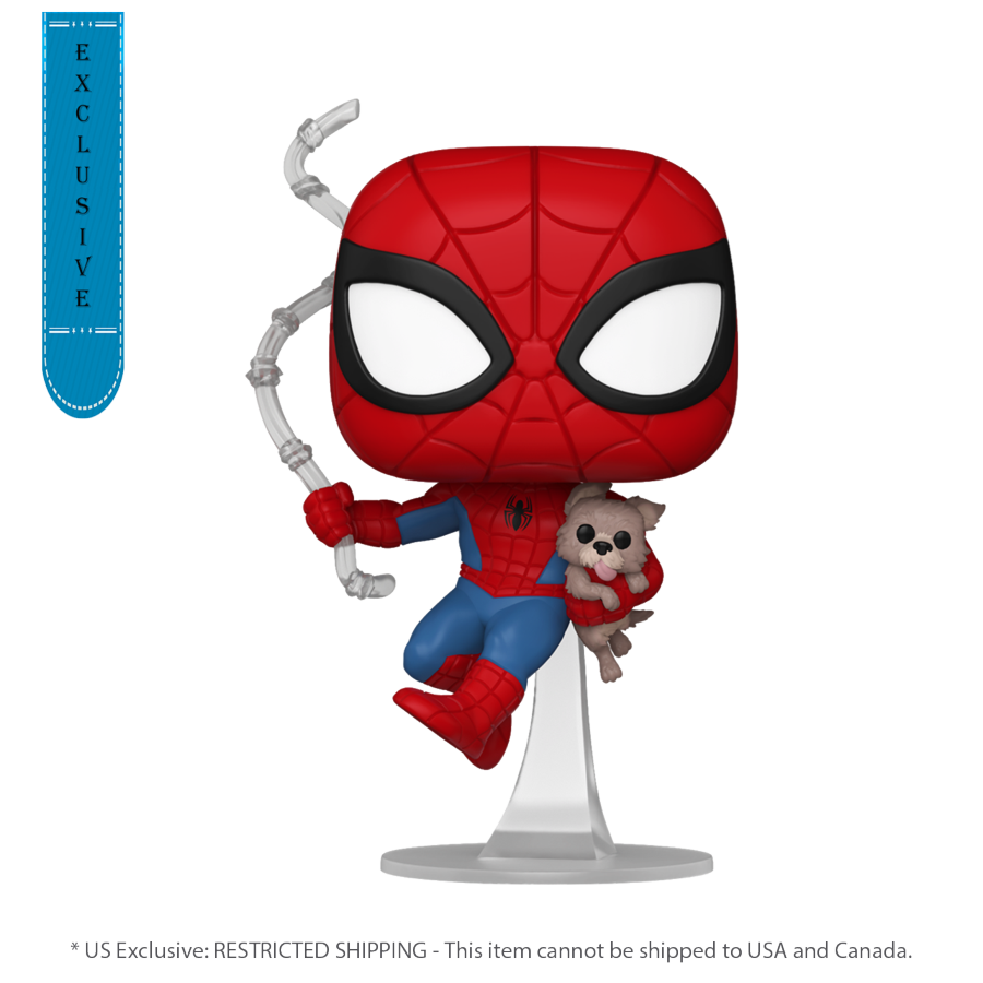 Marvel Comics - Spiderman with "Sandwich the Dog" Exclusive Pop! Vinyl [RS]