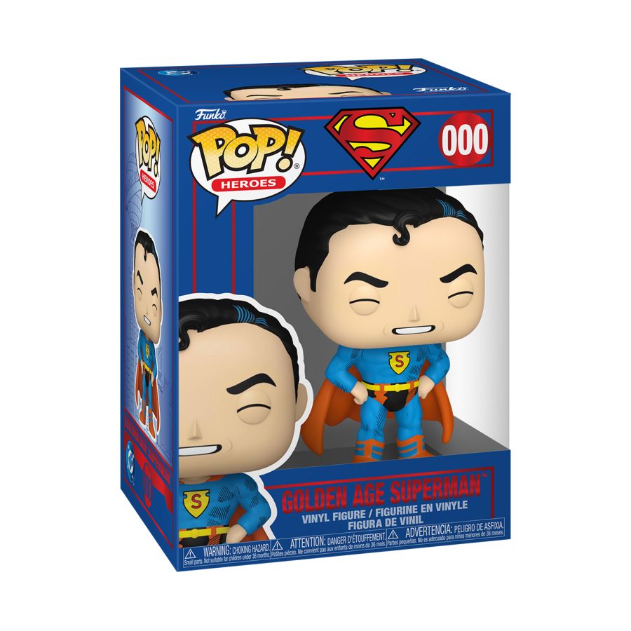 DC Comics: Shield Through the Ages - Golden Age Superman Pop! Vinyl