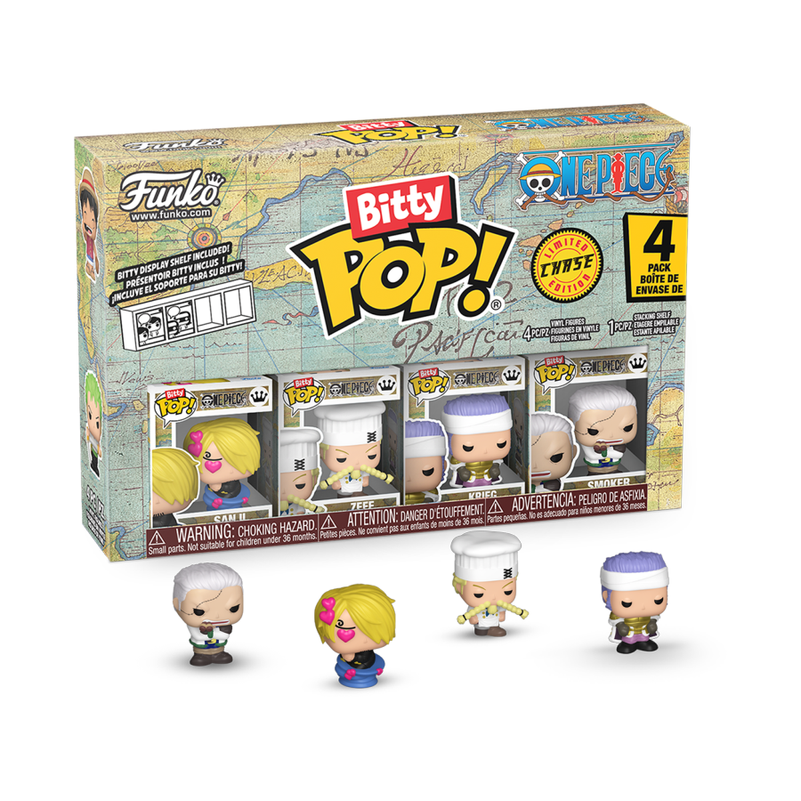 One Piece - Sanji Bitty Pop! 4-Pack