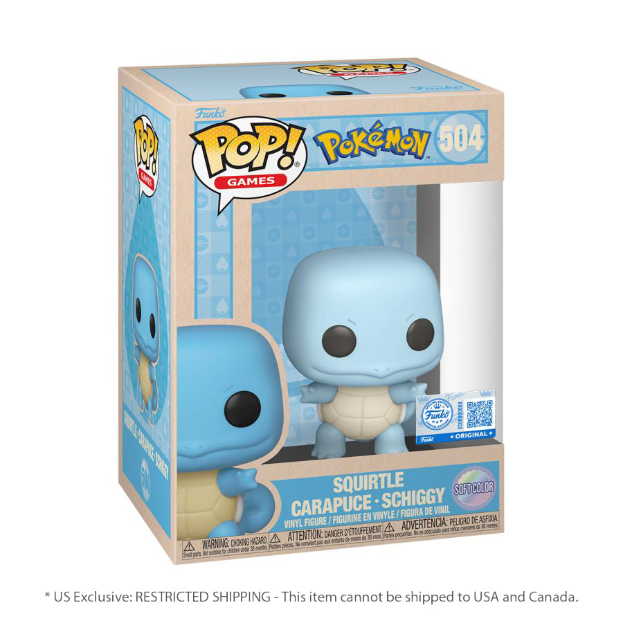 Pokemon - Squirtle (Pastel) US Exclusive Pop! Vinyl [RS]