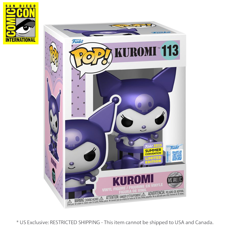 Hello Kitty - Kuromi Purple Metallic SDCC 2025 Exclusive Pop! Vinyl [RS]