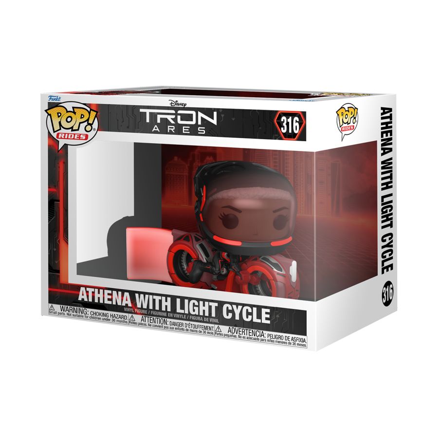 TRON: Ares - Athena with Light Cycle Pop! Ride