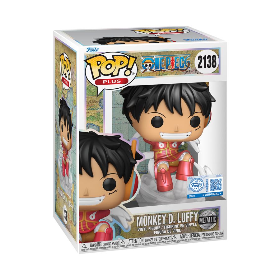 One Piece - Luffy (Egghead) US Exclusive Metallic Pop! Vinyl [RS]