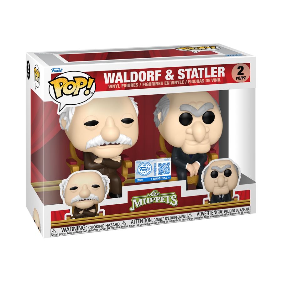 The Muppets - Waldorf and Statler Pop! 2-Pack