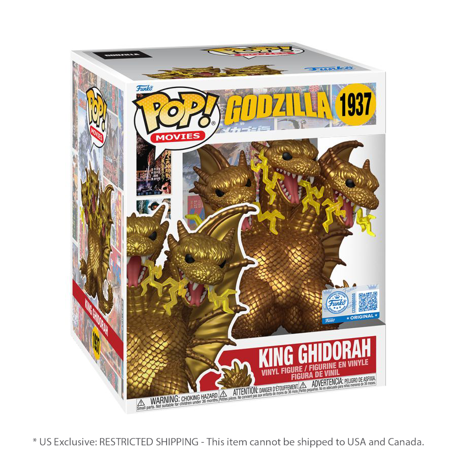 Godzilla - Ghidora (Electric) US Exclusive 6" Pop! Vinyl [RS]