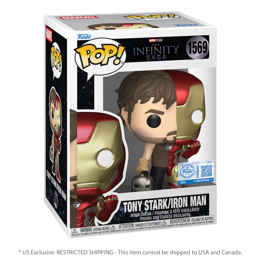 Marvel: Split - Tony Stark/Iron Man Pop! RS