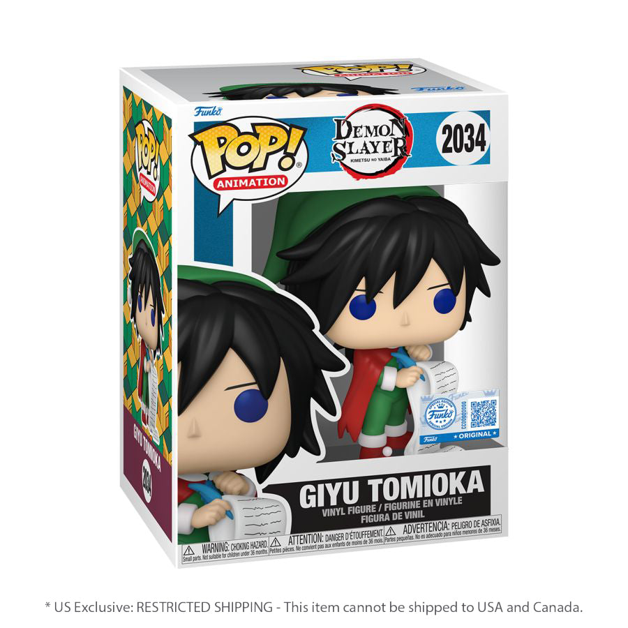Demon Slayer - Giyu Tomioka (Holiday) US Exclusive Pop! Vinyl [RS]