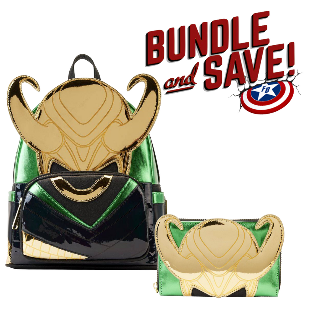 Marvel Comics - Loki Metallic Loungefly BUNDLE DEAL