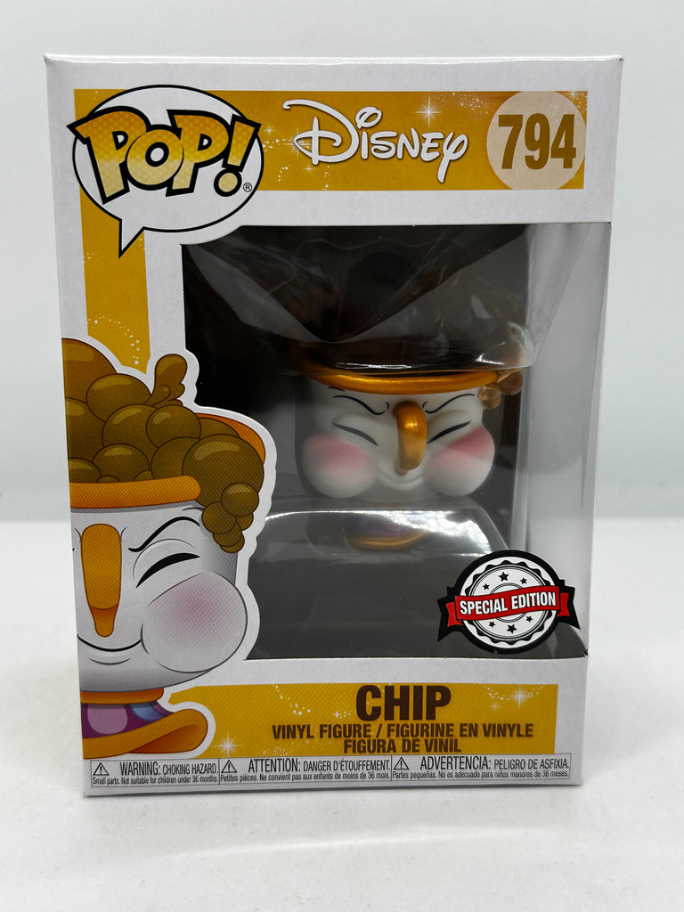 Beauty and The Beast - Chip with Bubbles #794 Pop! Vinyl