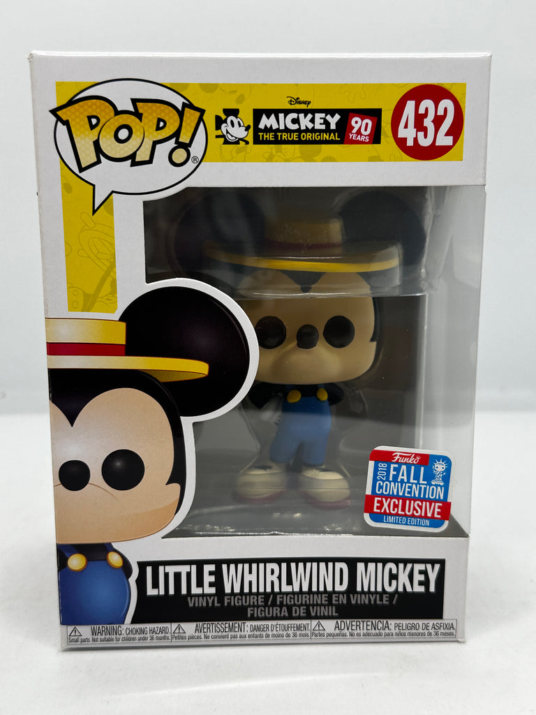 Mickey Mouse 90th Anniversary - Little Whirlwind Mickey #432 NYCC 2018 Exclusive  Pop! Vinyl