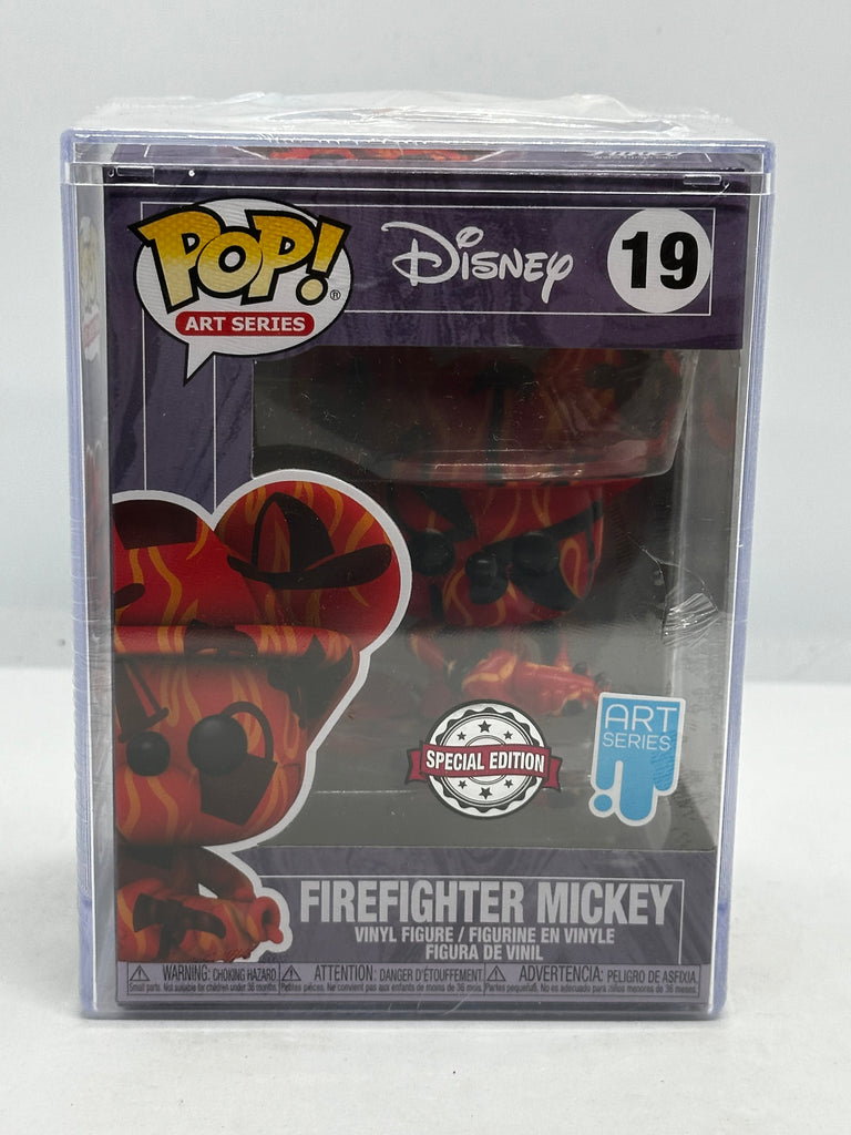 Disney - Firefighter Mickey (Artist Series) #19 Pop! with Protector