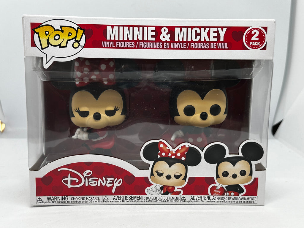 Disney - Minnie & Mickey Valentine’s 2-Pack Pop! Vinyl