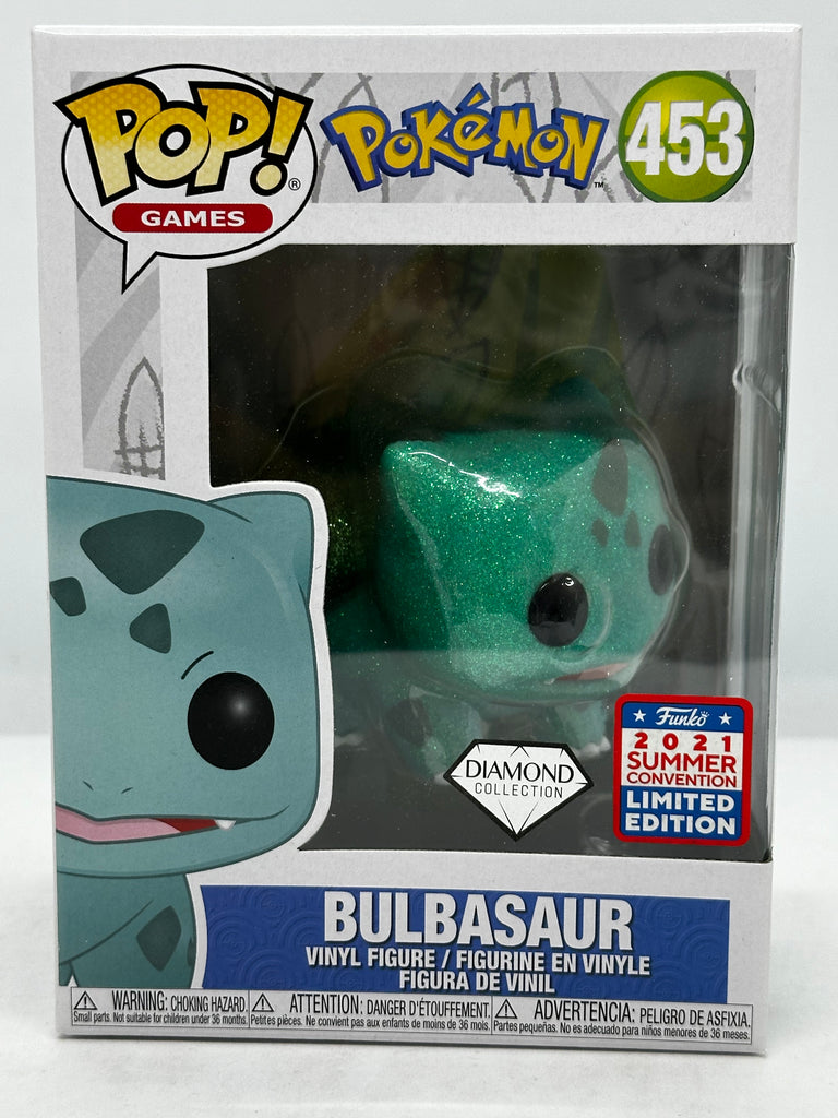 Pokémon - Bulbasaur Diamond Glitter #453 SDCC 2021 Exclusive Pop! Vinyl
