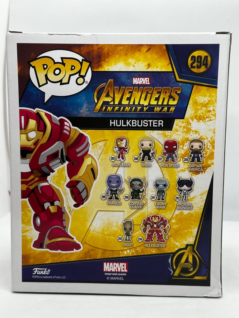 Avengers Infinity War Hulkbuster 294 6 Pop Vinyl FanBase