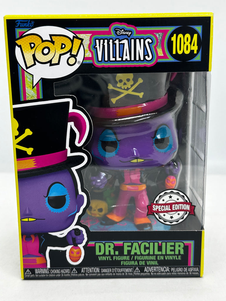 Disney Villains - Doctor Facilier Black Light #1084 Pop! Vinyl