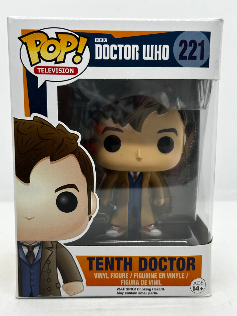 Doctor Who - Tenth Doctor with Sonic Screwdriver #221 Pop! Vinyl