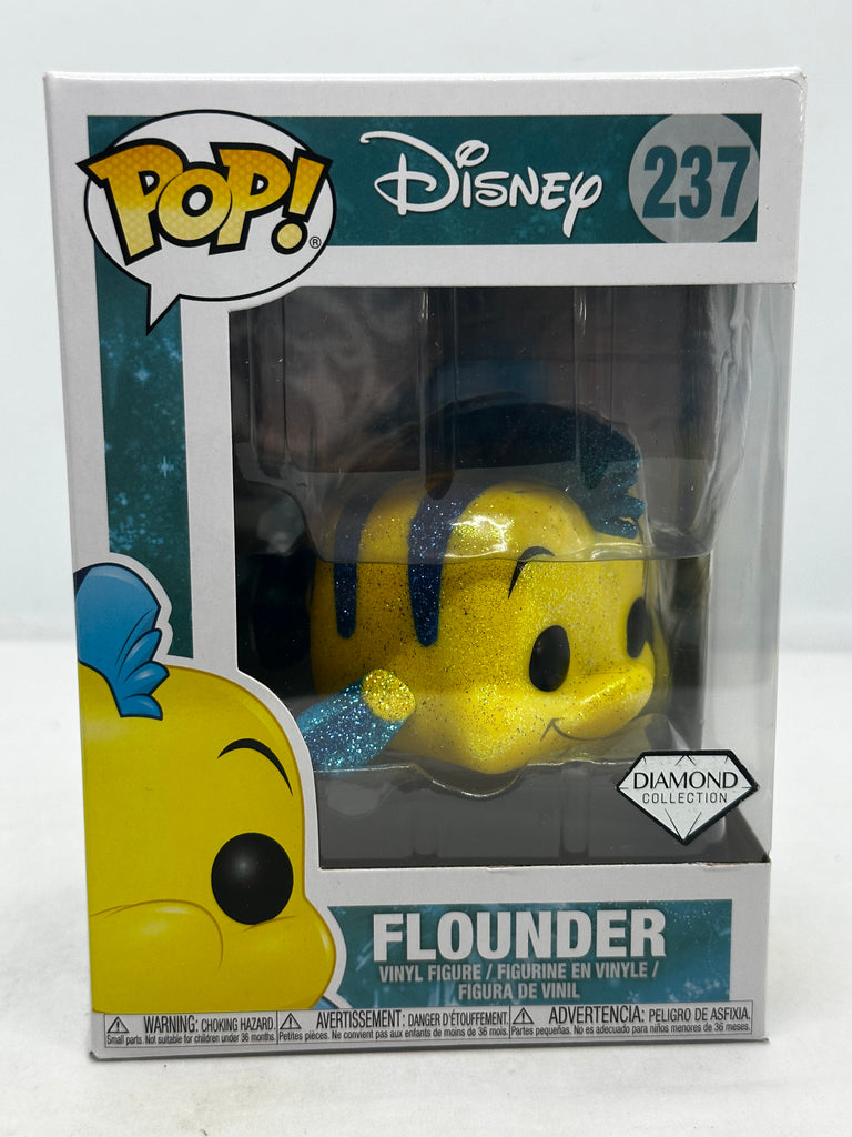 The Little Mermaid (1989) - Flounder Diamond Glitter Exclusive #237 Pop! Vinyl
