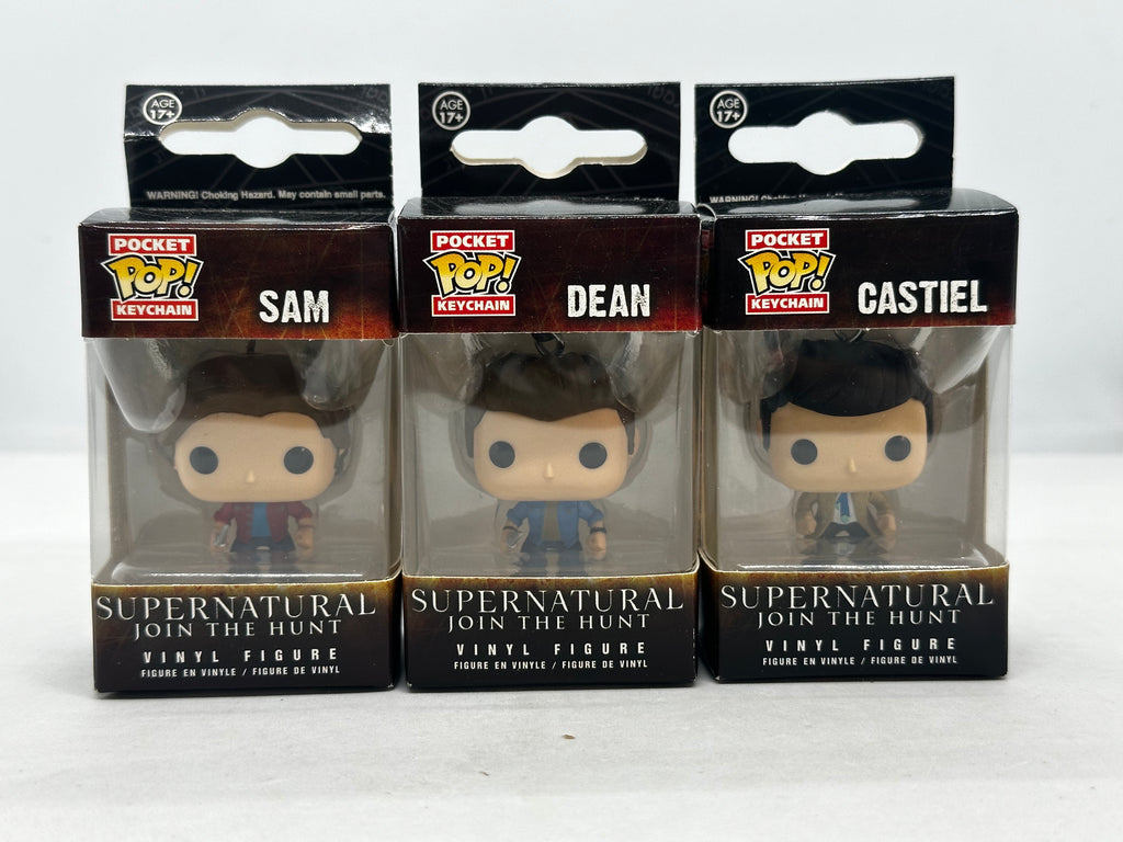 Supernatural - Dean, Sam &. Castiel Pop! Keychain Bundle (Set of 3)