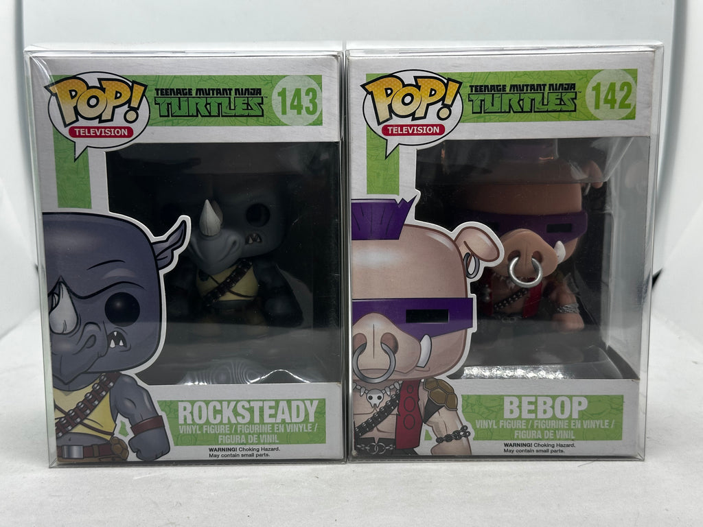 Teenage Mutant Ninja Turtles - Bebop #142 & Rocksteady #143 Pop! Vinyl