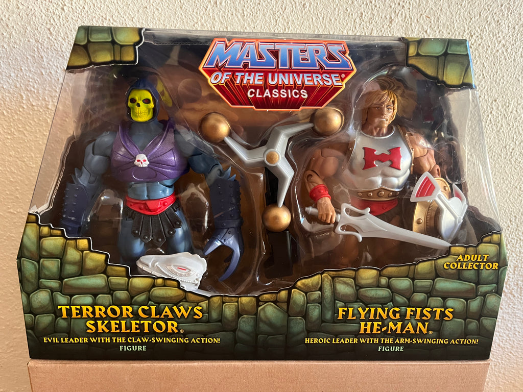Masters of the Universe Classics - Terror Claws Skeletor & Flying Fists He-Man Action Figure