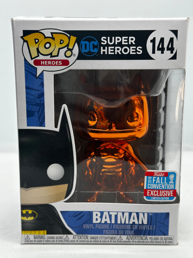 Batman - Batman Orange Chrome NYCC 2018 Exclusive #144 Pop! Vinyl