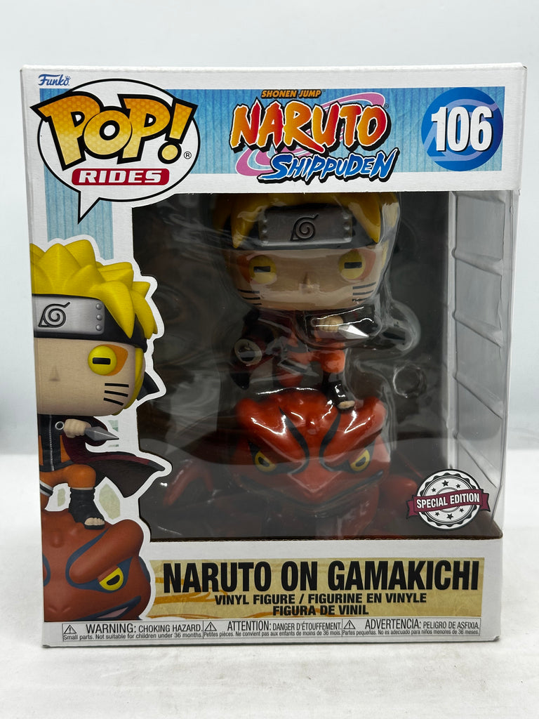 Naruto Shippuden: Naruto Sage Mode on Gamakichi #106 6” Pop! Vinyl