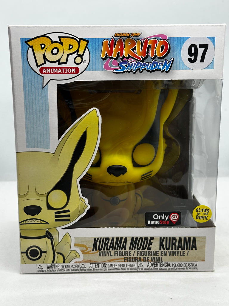 Naruto: Shippuden - Kurama Mode Kurama Glow In The Dark #97 GameStop Exclusive 6” Pop! Vinyl