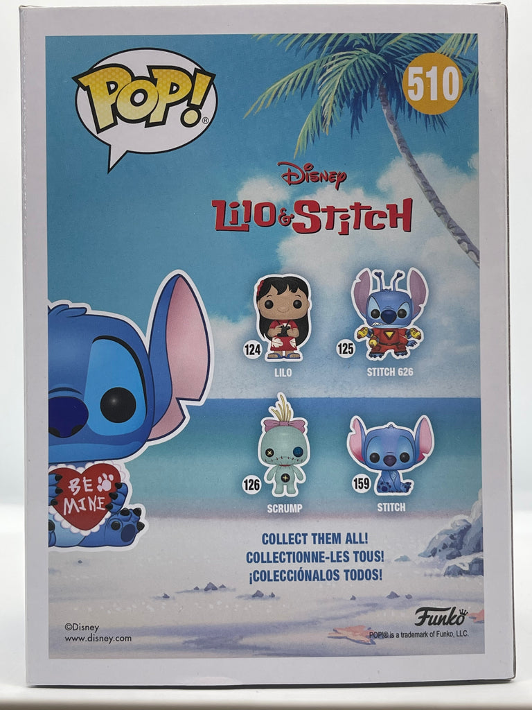 Lilo Stitch Stitch Valentine Hot Topic Exclusive Pop Vinyl