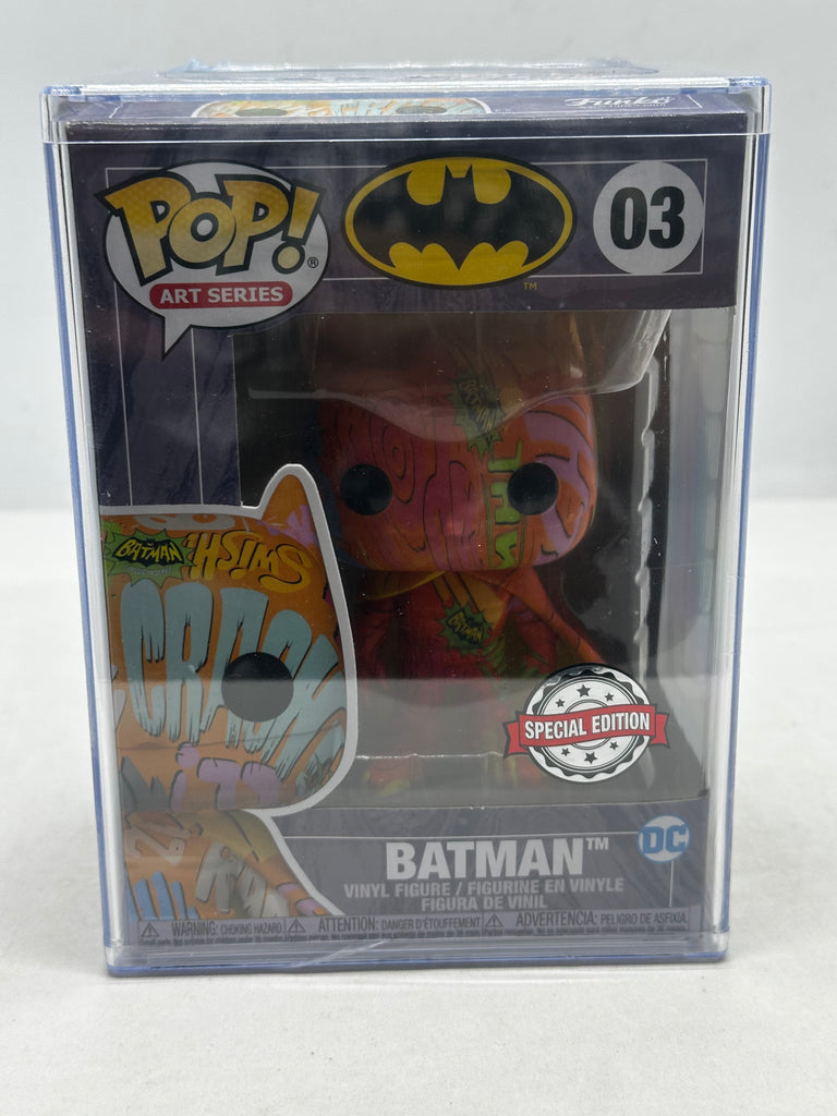Batman (comics) - Batman Orange & Yellow (Artist Series) #03 Pop! Vinyl with Protector