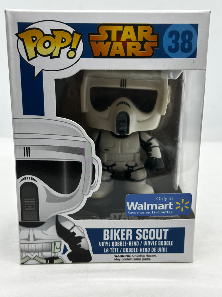 Star Wars - Biker Scout #38 Walmart Exclusive (Blue Box) Pop! Vinyl