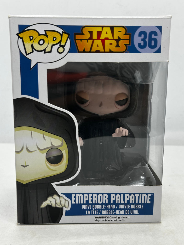 Star Wars - Emperor Palpatine (Pink Face) #36 (Blue Box) Pop! Vinyl