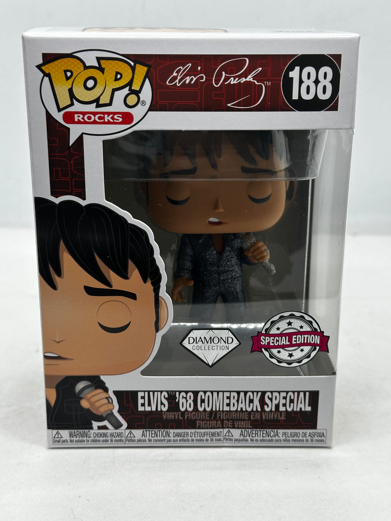 Elvis Presley - Elvis ’68 Comeback Special Diamond Glitter Exclusive #188 Pop! Vinyl