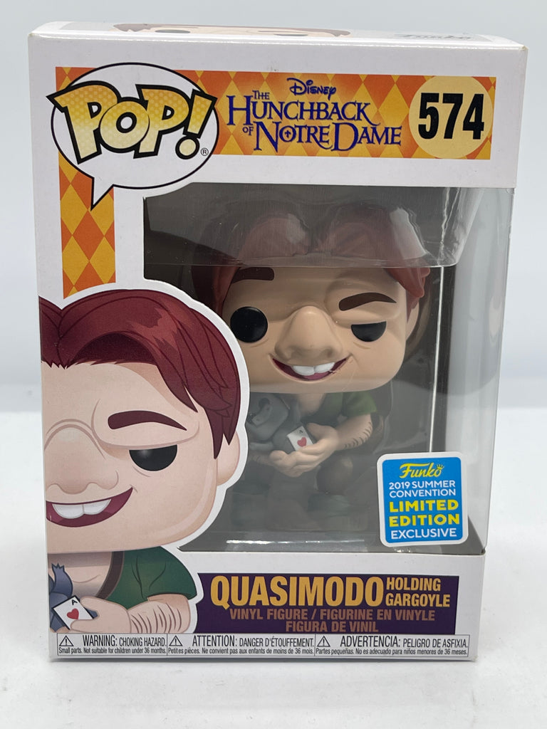 The Hunchback of Notre Dame - Quasimodo Holding Gargoyle SDCC 2019 Exclusive Pop! Vinyl