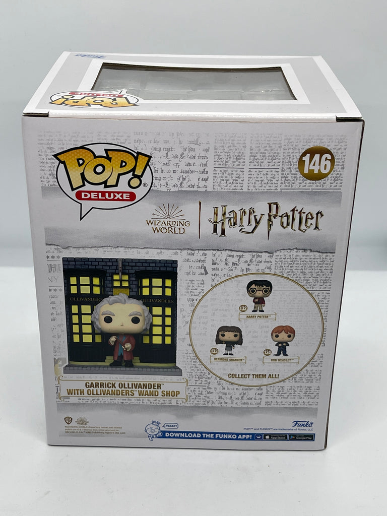 Buy Pop! Deluxe Garrick Ollivander with Ollivanders Wand Shop at Funko.