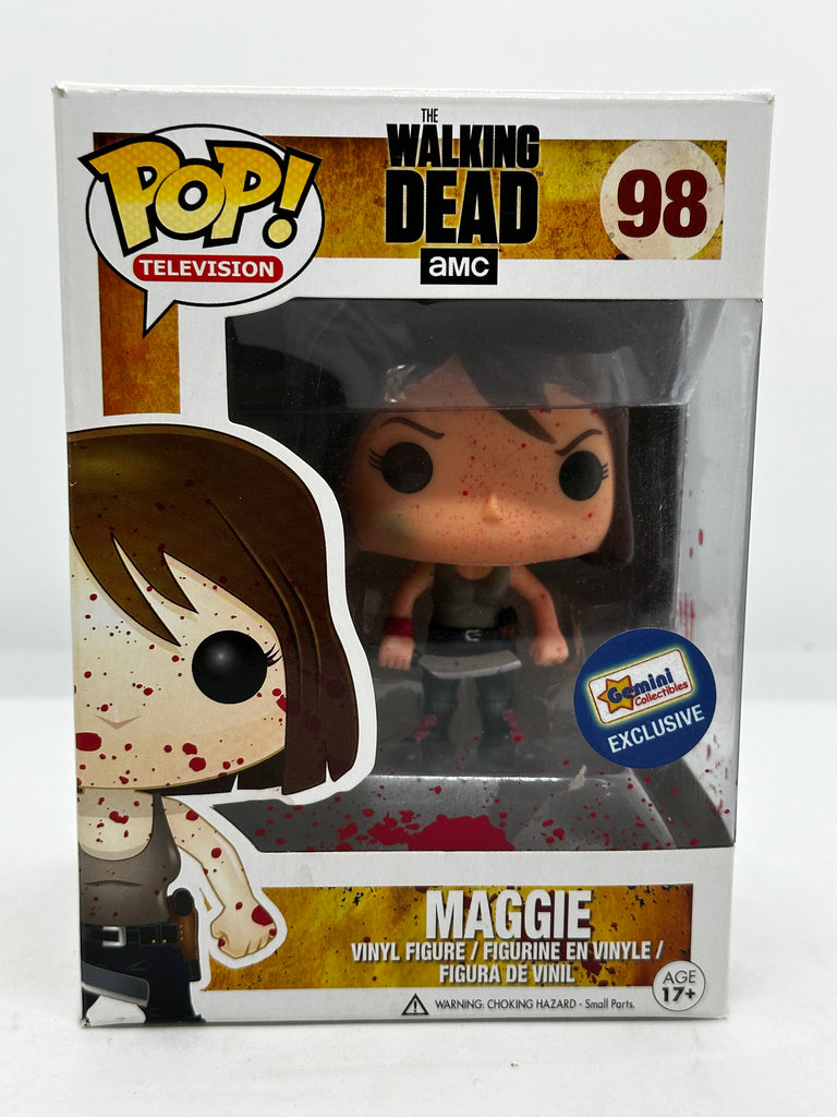 The Walking Dead - Maggie Gemini Exclusive (Blood Spatter Box) #98 Pop! Vinyl
