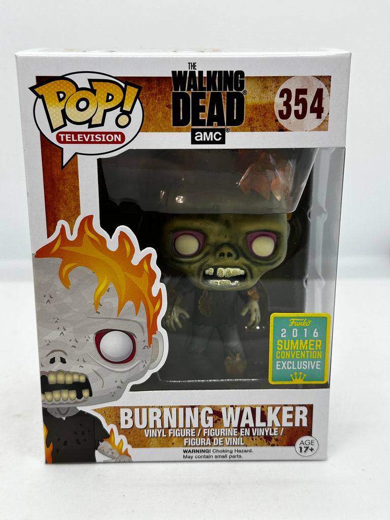 The Walking Dead - Burning Walker SDCC 2016 Exclusive Pop! Vinyl