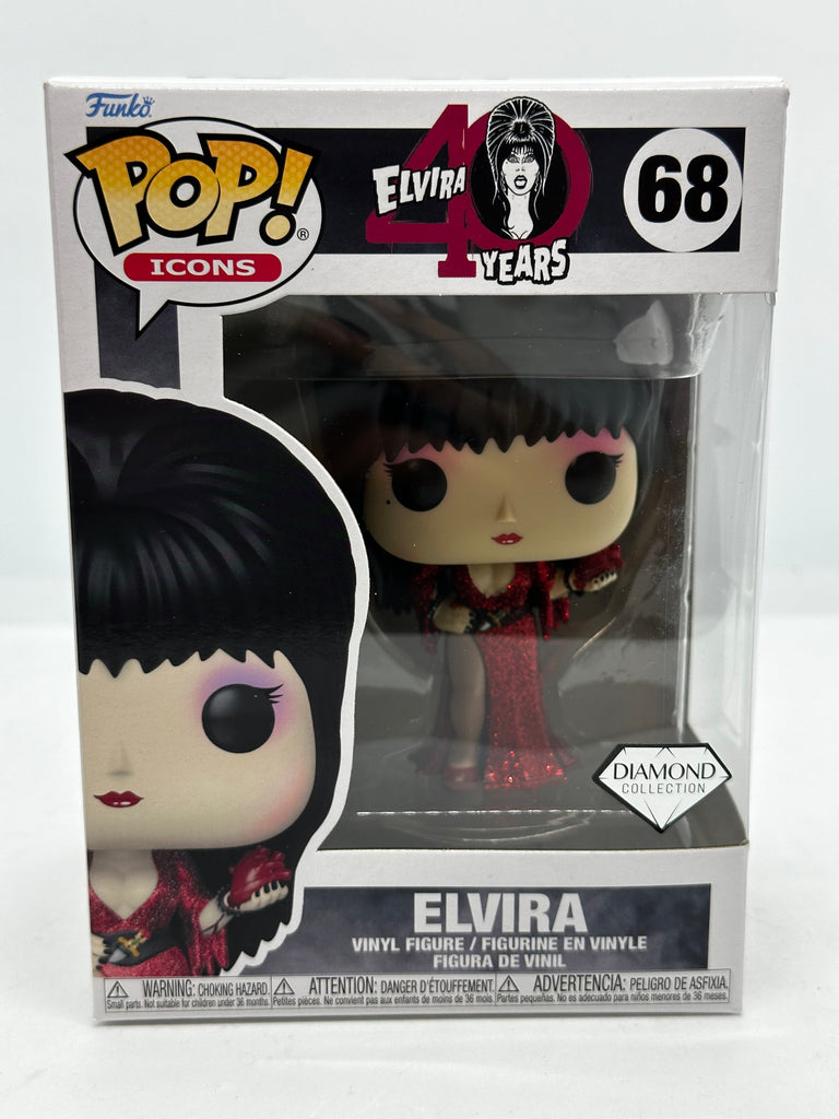 Elvira: Mistress of the Dark - Elvira Diamond Glitter 40th Anniversary Pop! Vinyl