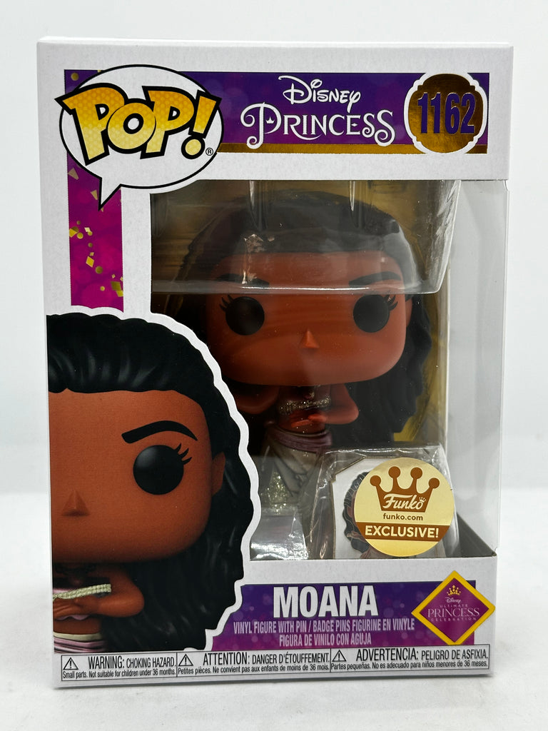 Moana - Moana Gold Ultimate Disney Princess Funko Shop Exclusive Pop! Vinyl with Enamel Pin