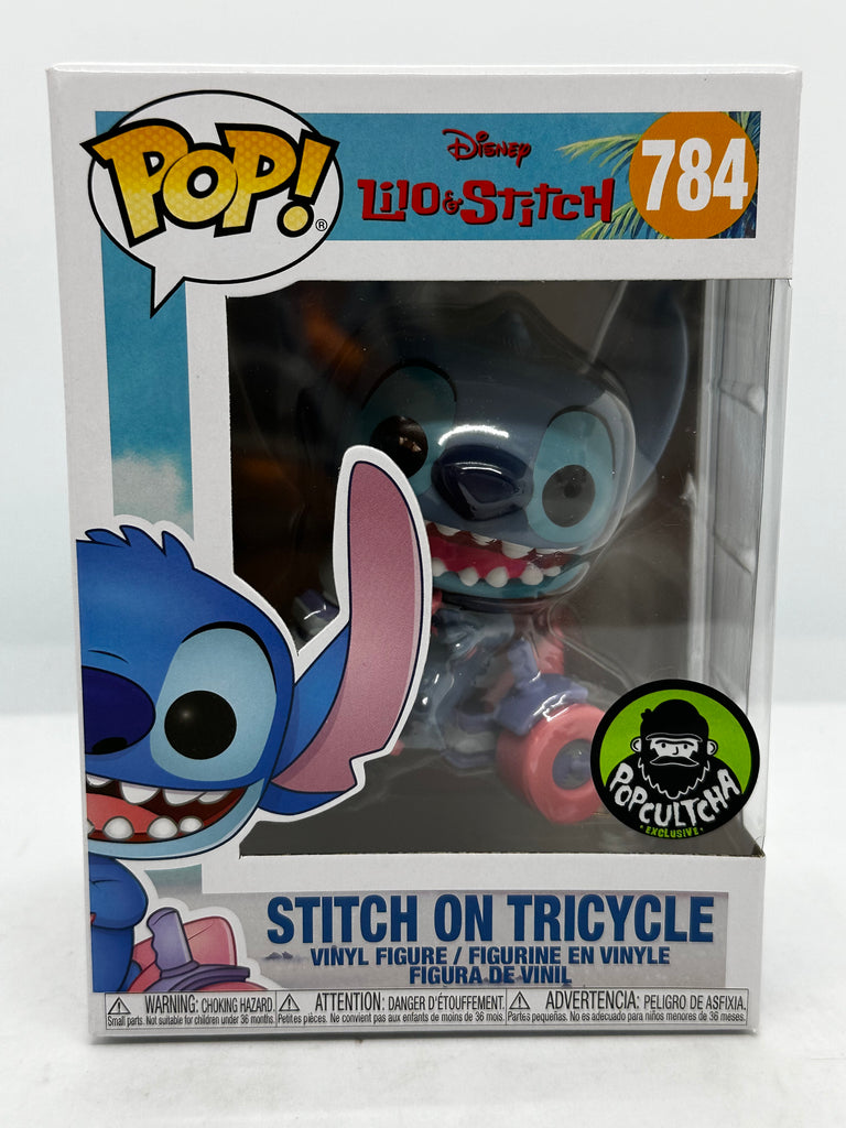 Lilo & Stitch - Stitch on Tricycle Popcultcha Exclusive Pop! Vinyl