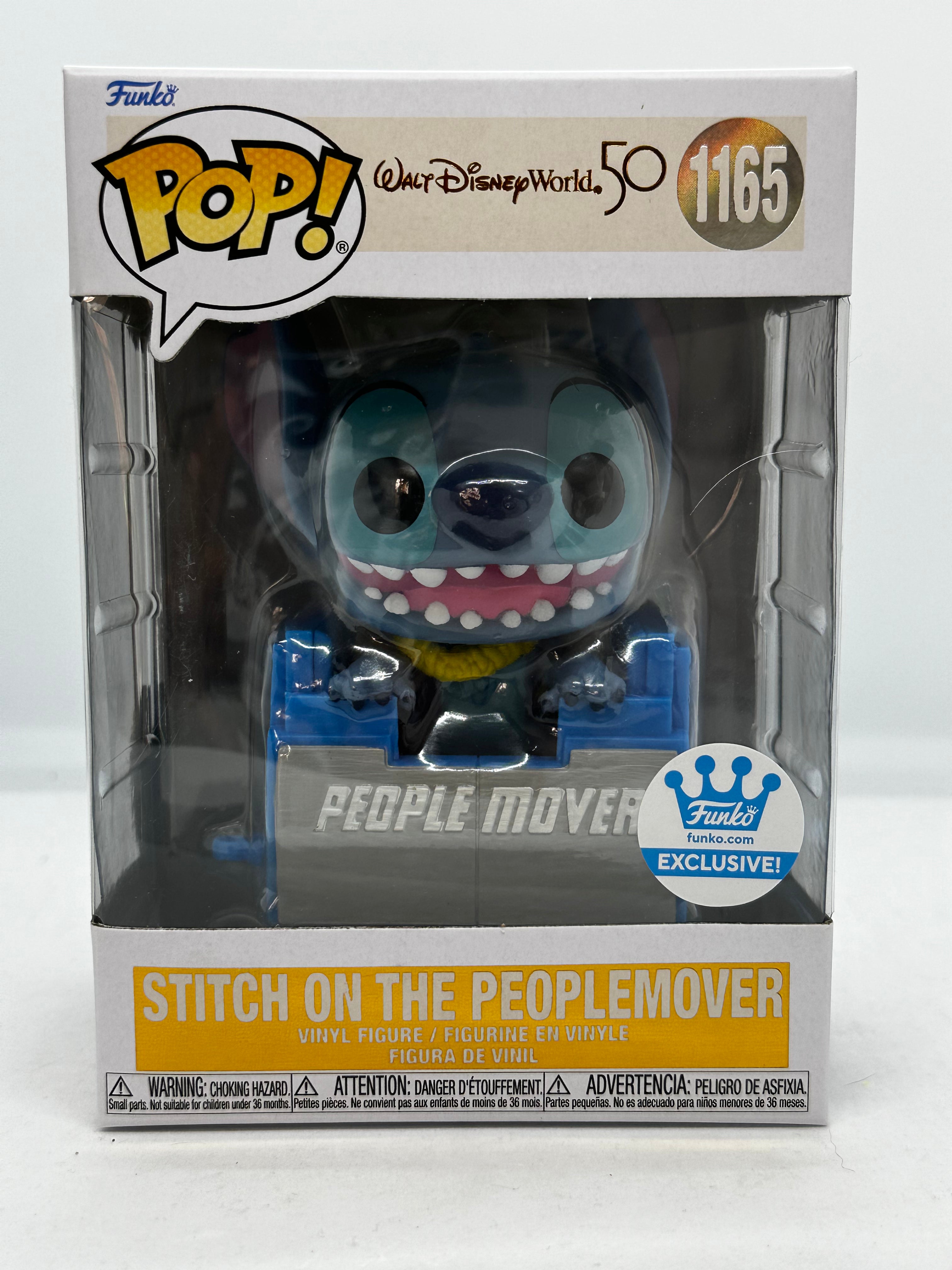 Disney 50TH Anniversary Stitch on The Peoplemover Funko POP!
