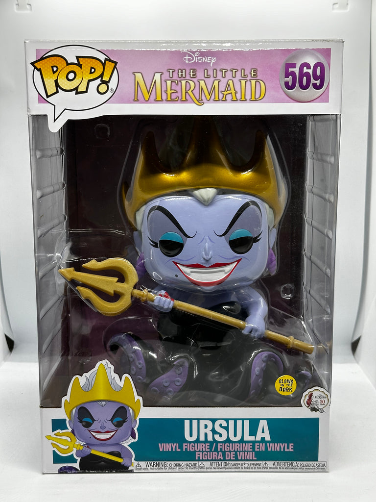 The Little Mermaid (1989) - Ursula Glow In The Dark #569 10” Pop! Vinyl