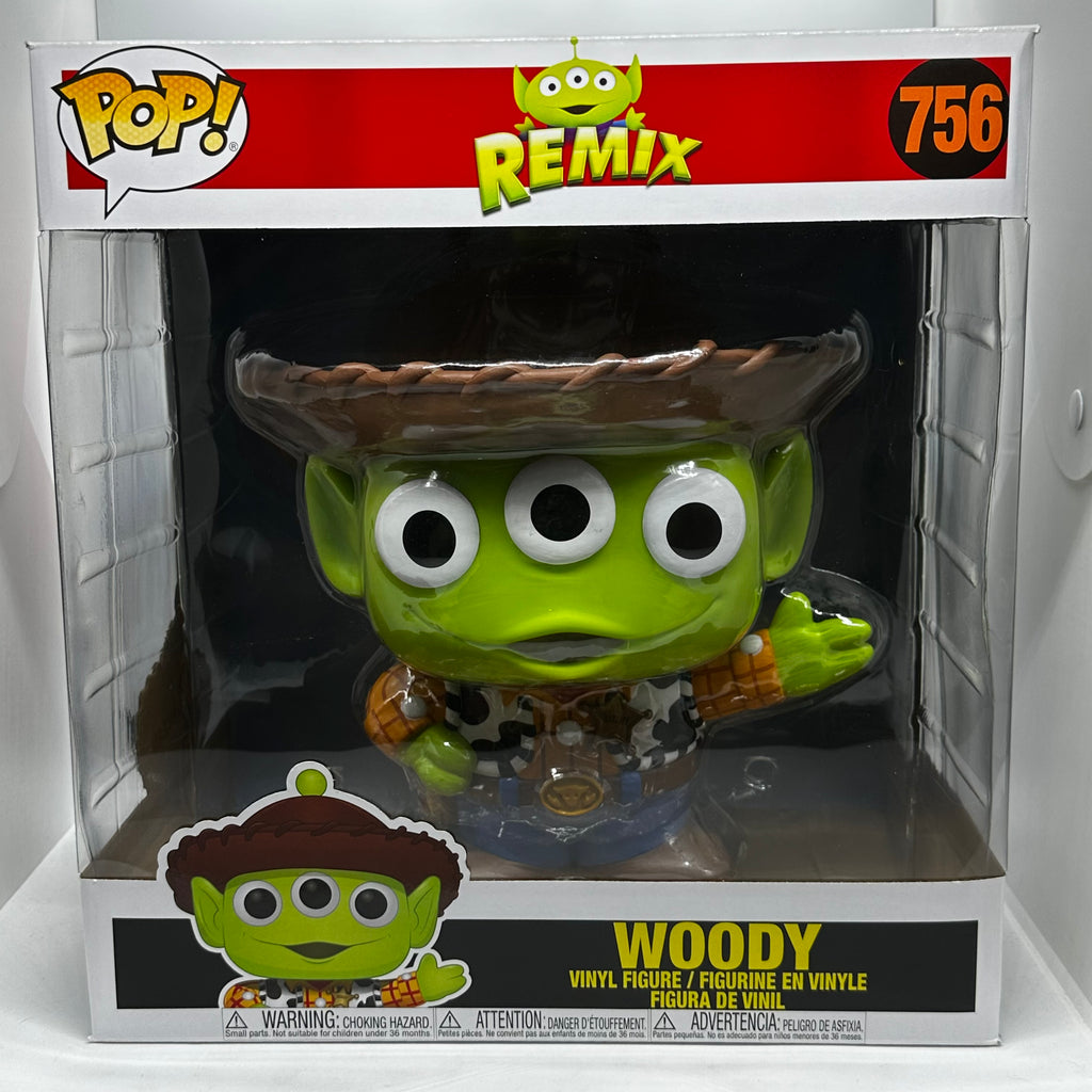Pixar: Alien Remix - Woody 10” Pop! Vinyl