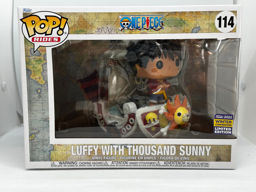 One Piece - Luffy with Thousand Sunny Brazil Convention 2022 Exclusive Pop! Ride (Broken Sail)