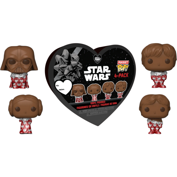 Star Wars: Valentines 2024 - Pocket Pop Heart Box 4-Pack