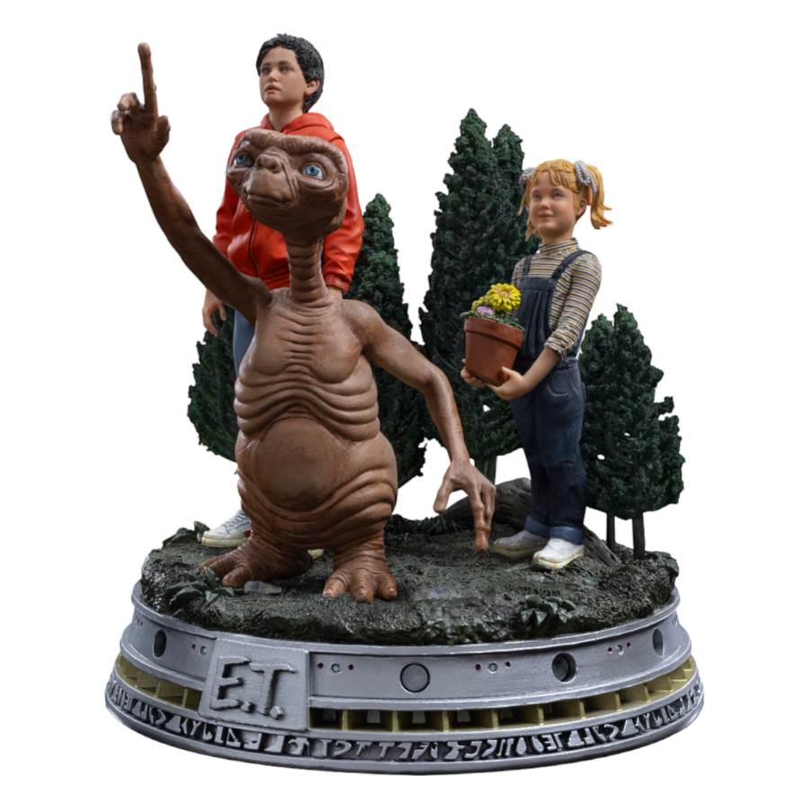 E.T. - Elliot & Gertie Deluxe 1:10 Scale Iron Studios Statue